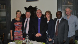 La delegazione della Chiesa di Scozia in visita alla Chiesa valdese