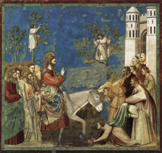 Giotto di Bondone, Ingresso di Gesù a Gerusalemme