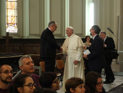 Visita di papa Francesco alle Chiese Valdesi e metodiste (foto Romeo/Riforma)