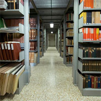 la biblioteca del Centro culturale valdese di Torre Pellice
