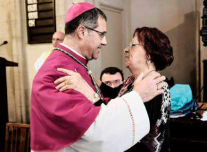 L’arcivescovo Lorefice in Chiesa valdese a Palermo (foto di Delia Allotta)