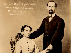 il pastore Jean Pierre Salomon con la moglie Rachel Marie Odin