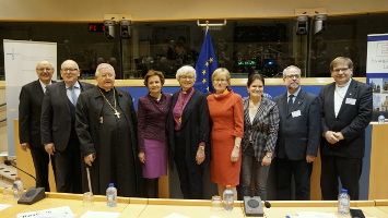 Chiese protestanti al Parlamento europeo (foto Conference of European Churches)